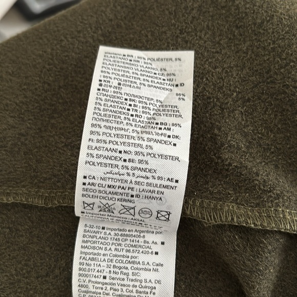 NWT, Banana Republic VEGAN SUEDE WRAP DRESS, Size 10 - Picture 9 of 9